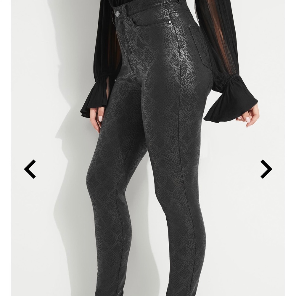 Guess faux leather pants